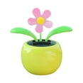thumbnail image 1 of Solar Dancing Sunflower Toys Car Dashboard Ornament SunFlower ShakeHead E6J0, 1 of 7