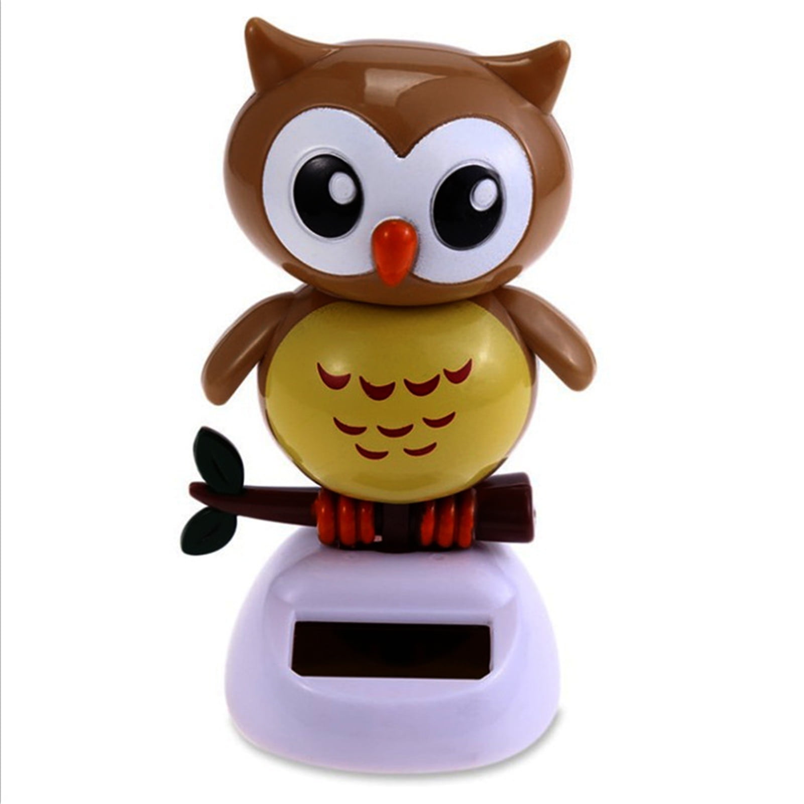 Solar Dancing Toy Animal Bobble Head Dancer Toy Cute Owl Car Ornament Office Desk Decor