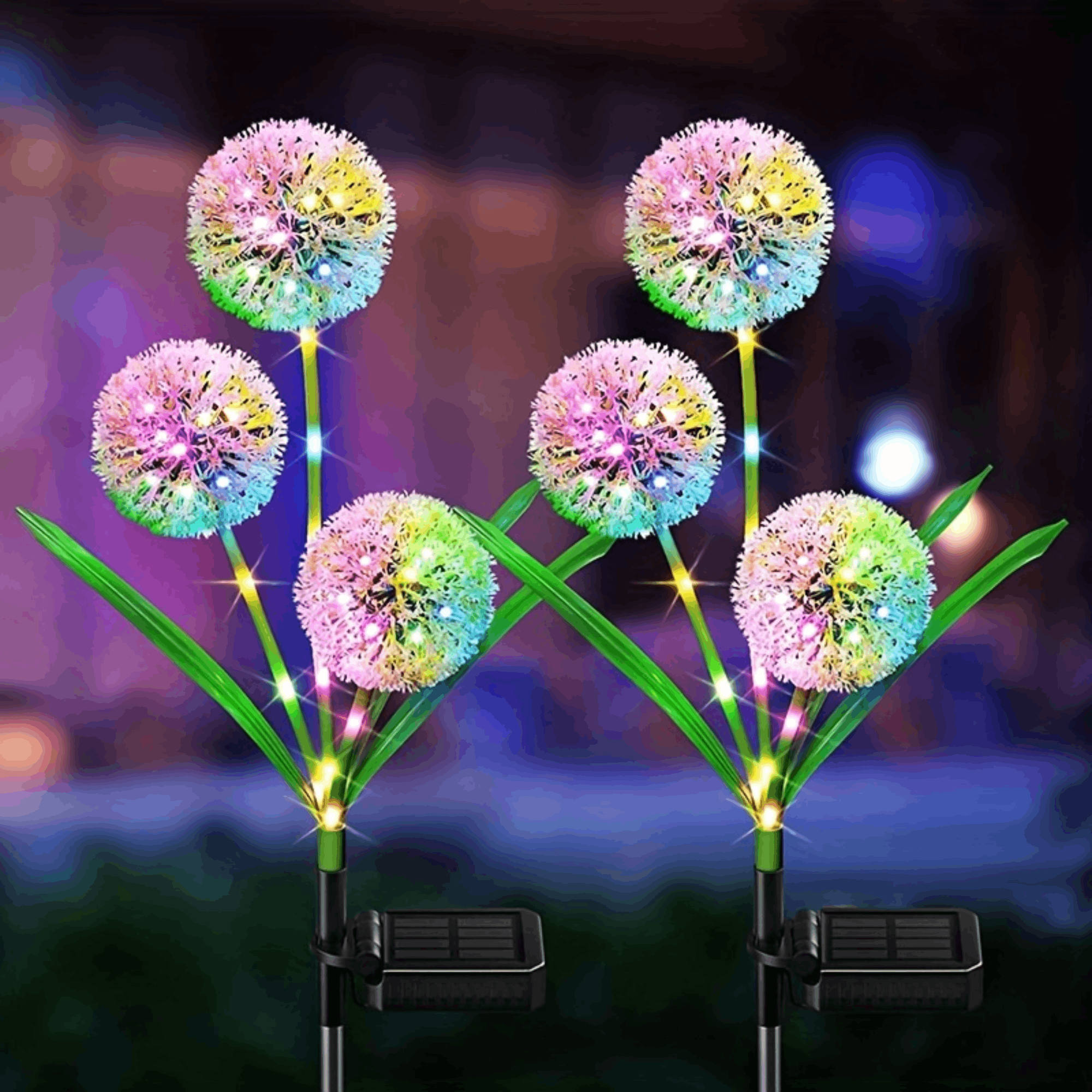 Solar Dandelion Stake Lights, 36LED Garden Solar Lights Outdoor for