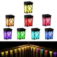 thumbnail image 1 of Solar Deck Lights, 8 Pack Solar Fence Lights with 2 Modes Lighting Warm White/RGB, Solar Outdoor Lights Waterproof for Wall, Fence, Patio, Stair, Landscape, Garden,Yard, Holiday Decor, 1 of 8