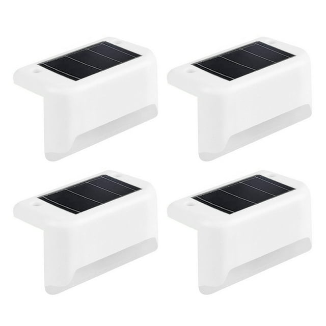 Solar Deck Lights, Waterproof Led Solar Lights for Outdoor Stairs, Step