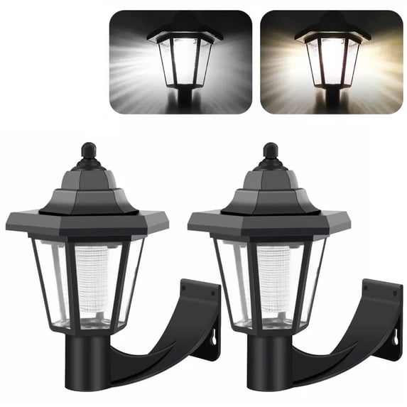 Solar Deck Lights for Patio, Fence, Pathway, Pool Stairs, 2-Pack ...