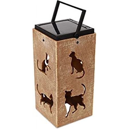 Solar Decorative Portable Lantern - Cat