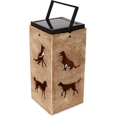 Solar Decorative Portable Lantern - Dog