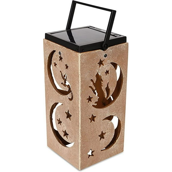 Solar Decorative Portable Lantern - Moon & Star