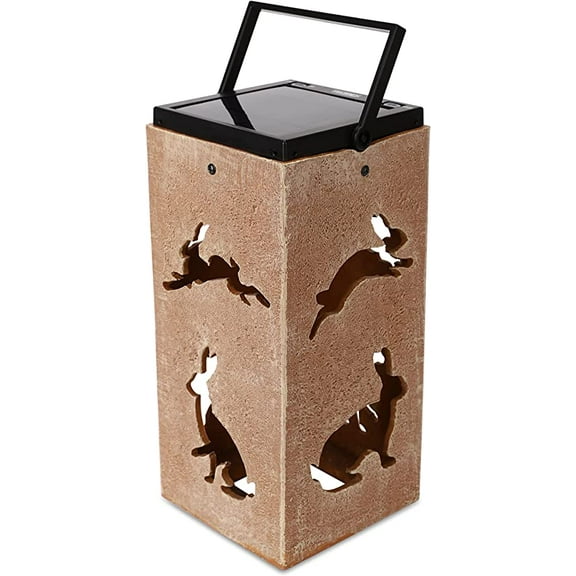 Solar Decorative Portable Lantern - Rabbit