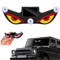 thumbnail image 1 of Solar Demon Eye LED Car Window Light, Dynamic Windshield Ambient Lamp Solar and USB Powered Flicker Signal Warning Lights for SUV, Truck RV, 1 of 9