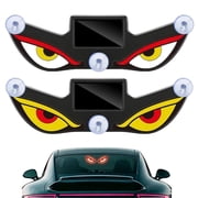 Solar Demon Eye LED Car Window Light No Drill Suction Cup Dynamic Devil Eyes Light for Windshield Ojos LED Para Carro2PCS