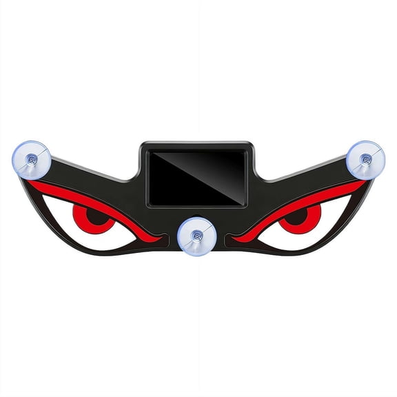 Solar Demon Eye LED Car Window Light, Waterproof Devil Eyes Light, Powered Devil Eye Warning Lights, Devil Eyes Lights for Windshield for Cars Trucks - Color B