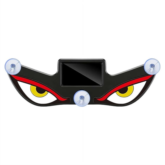 Solar Demon Eye LED Car Window Light,  Waterproof Devil Eyes Light,  Powered Devil Eye Warning Lights, Devil Eyes Lights for Windshield for Cars Trucks - Color A