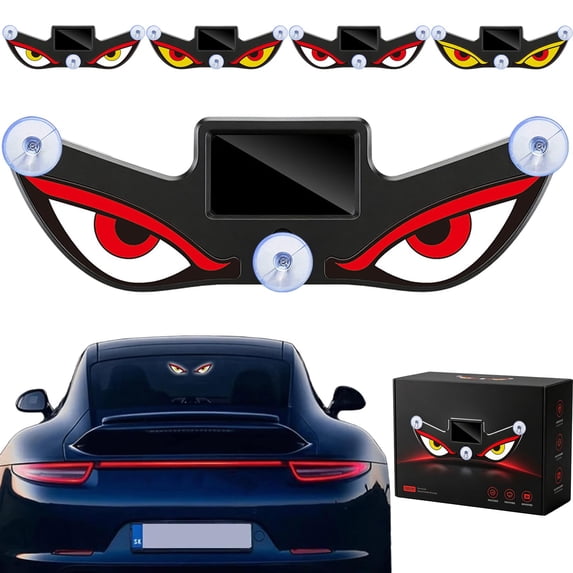 Solar Demon Eye Led Car Window Light, Solar & USB Car Strobe Warning ...