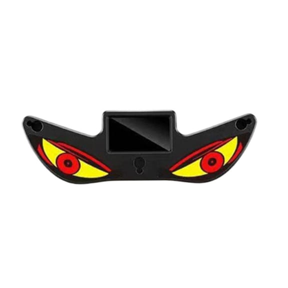Solar Demon Eye Led Car Window Light, Wireless Animated Led Evil Eyes Cars Windshield Rear Window Neon Lights,Usb Powered Dynamic Eye Warning Ambient Lamp for Suv,truck,rv Accessories &Gifts