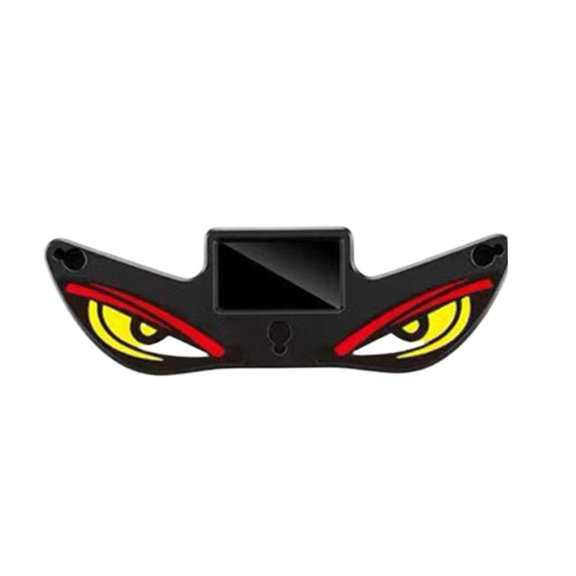 Solar Demon Eye Led Car Window Light, Wireless Animated Led Evil Eyes Cars Windshield Rear Window Neon Lights,Usb Powered Dynamic Eye Warning Ambient Lamp for Suv,truck,rv Accessories &Gifts