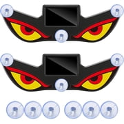 Solar Devil Eyes Car Sign - 5 Modes, Demon Eye Led Car Window Light with Vibration & Light Sensor, Animated Devils Eyes Led Cars Lights for Windshield & Rear Window, Suction Mount #5