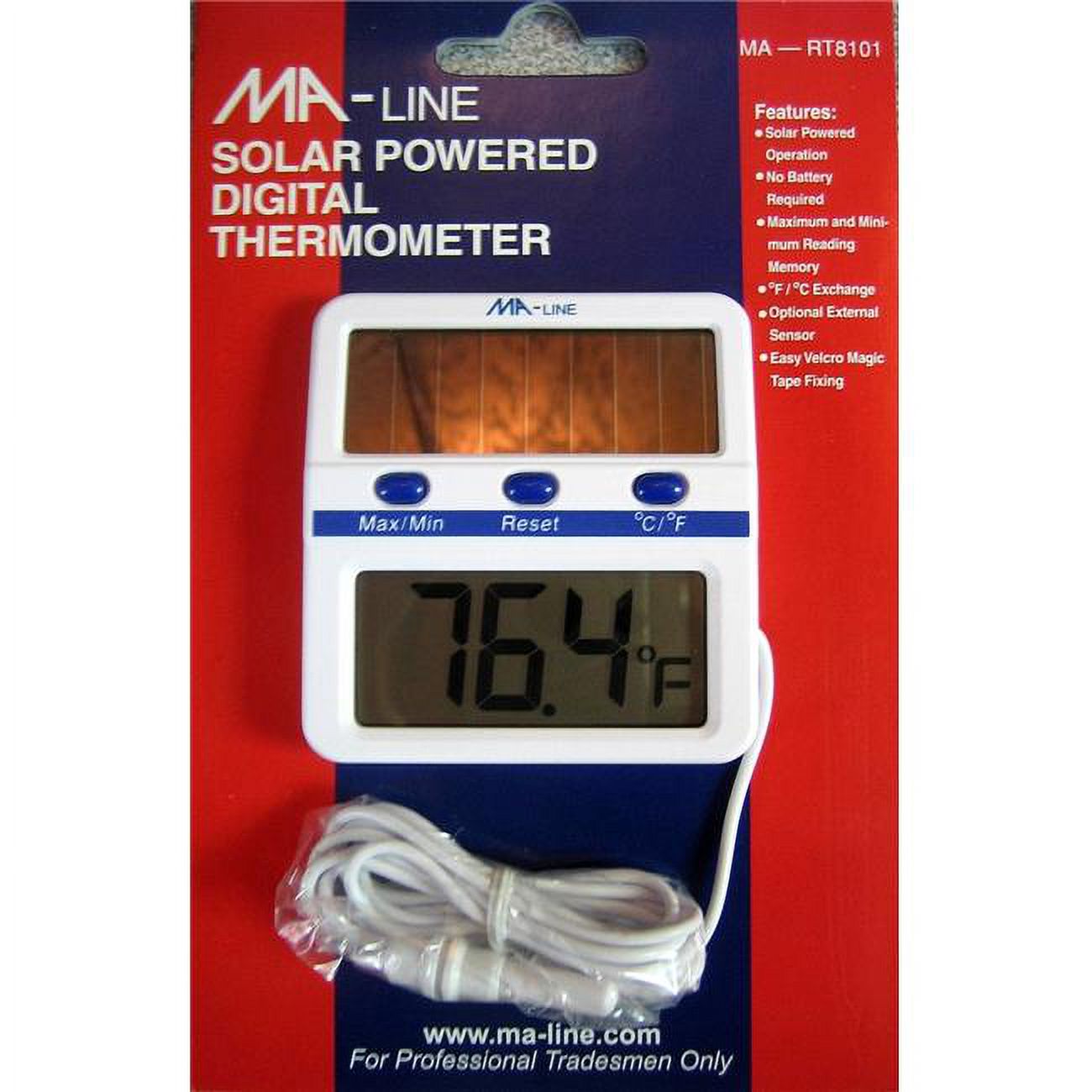 Solar Digital Thermometer