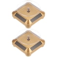thumbnail image 1 of Solar Display Stand Turntable 360 Rotating Double Use ABS, Gold Tone, 2 Pieces, 1 of 6