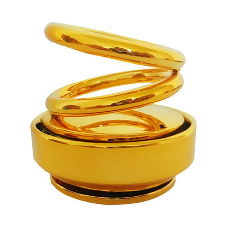 Car Air Freshener Perfume Solar Auto Rotation Double Ring