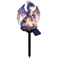 thumbnail image 1 of Solar Dragon Legacy Golden Ember Edition Garden Light - Dragon Solar Garden Light Stake, Halloween Outdoor Statue Lamp, Outdoor Yard Patio Pathway Garden Decor, Decor for Halloween, 1 of 14
