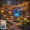 thumbnail image 1 of Solar Dragonfly Lights Outdoor Decorative Chandelier with Hanging Rope, Waterproof Garden Patio String Fairy Lights for Backyard Terrace Balcony Landscape Decoration, Solar Powered LED Insect Lantern, 1 of 9