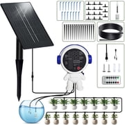 Solar Drip Irrigation System for Garden/Outdoor/Indoor, Automatic Drip Irrigation System Battery