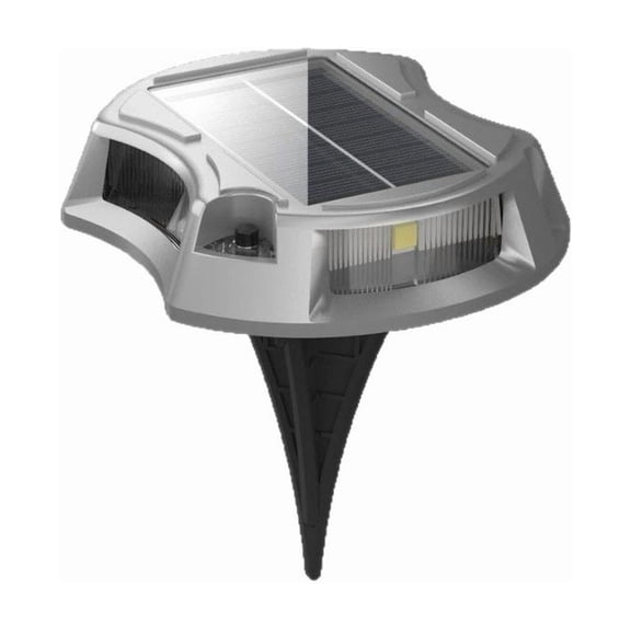 Solar Driveway Lights - New Upgraded Solar Deck Dock Lights Outdoor Waterproof IP68, Light Modes Driveway Marker for Warning Step, Walkway, Garden Decor (4 Pack)