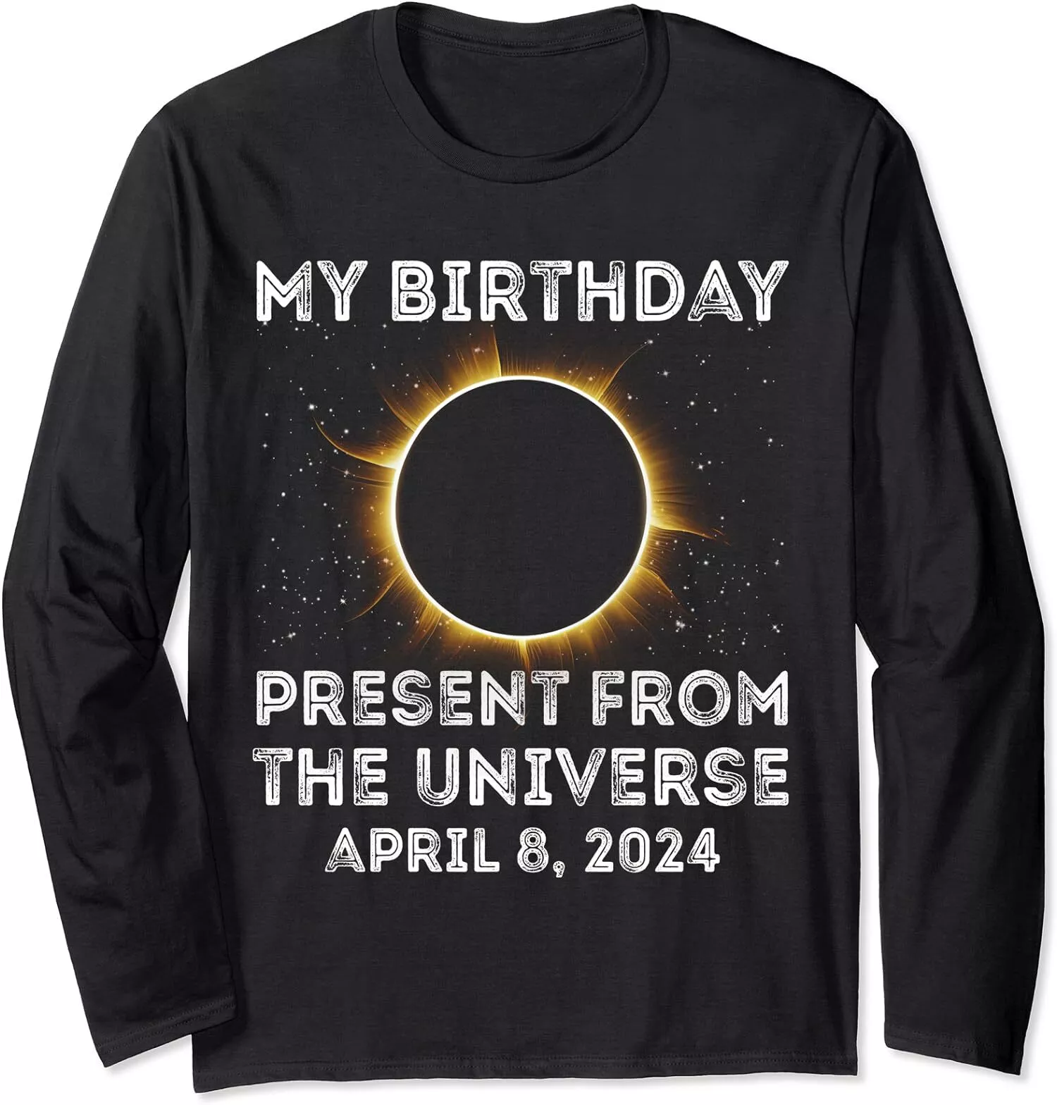 Solar Eclipse 2024 Birthday Present 4.8.24 Totality Unisex TShirt
