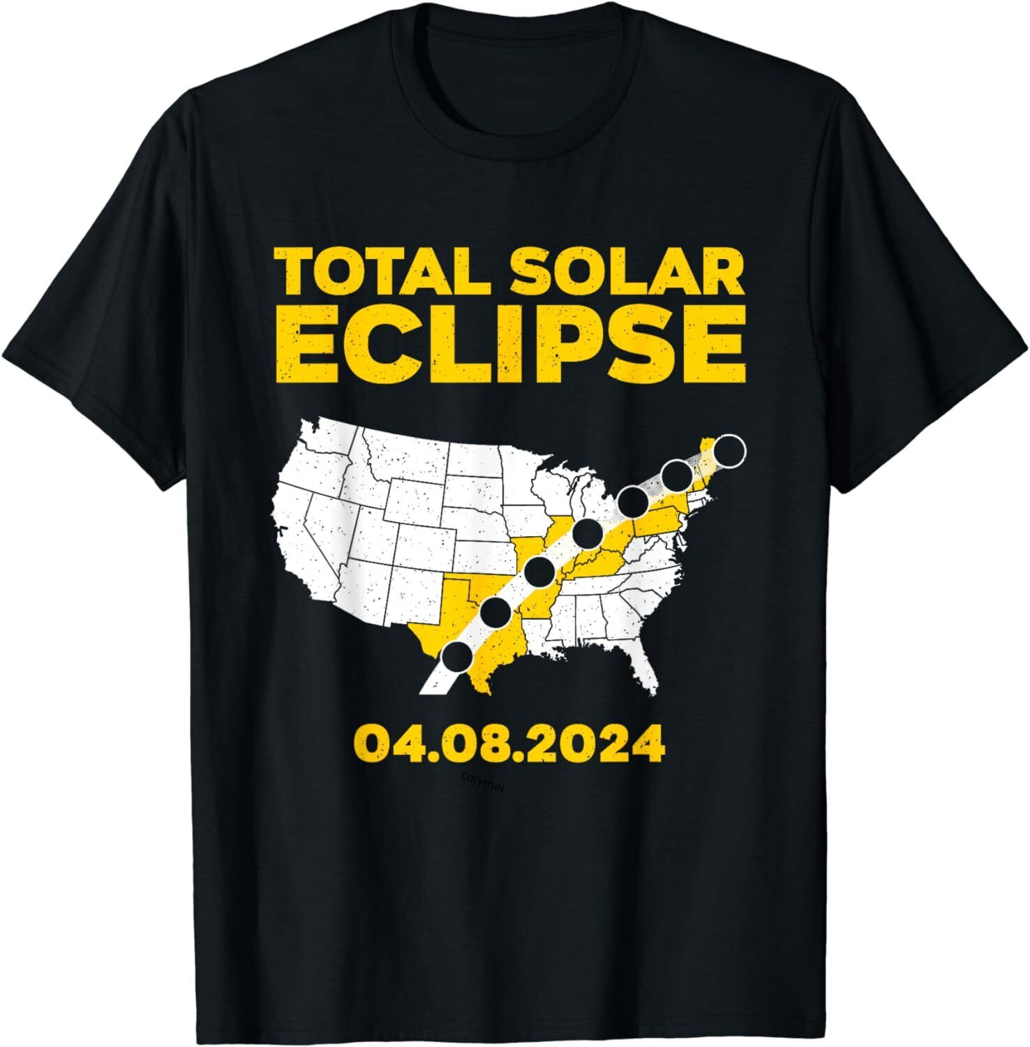Solar Eclipse 2024 Design For Men Women 2024 Solar Eclipse TShirt S