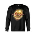 Solar Eclipse 2025 Pizzality Funny Eclipse 2025 Pizza Sweatshirt