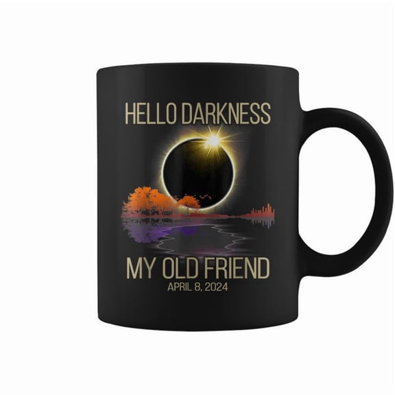 Solar Eclipse 2024 Skull Total Eclipse April 8Th 2024 Coffee Mugs