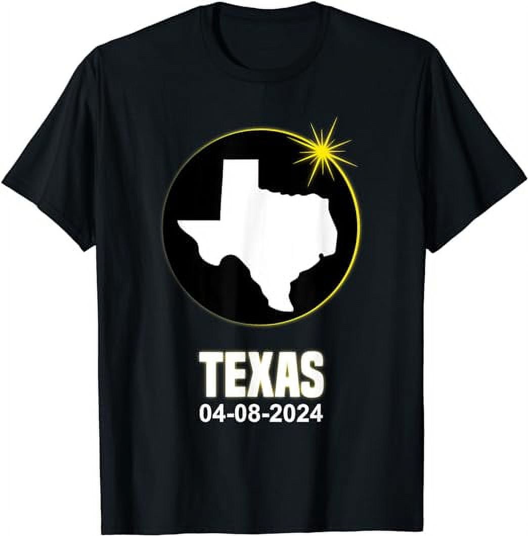 Solar Eclipse 2024 Texas Shirt State Total Solar Eclipse TShirt