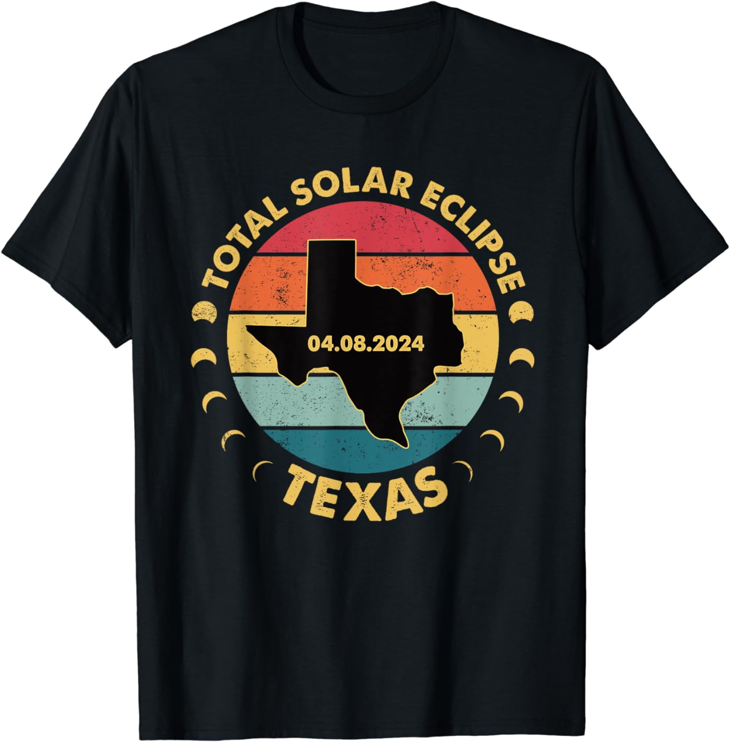 Solar Eclipse 2024 Texas Solar Eclipse Cotton TShirt