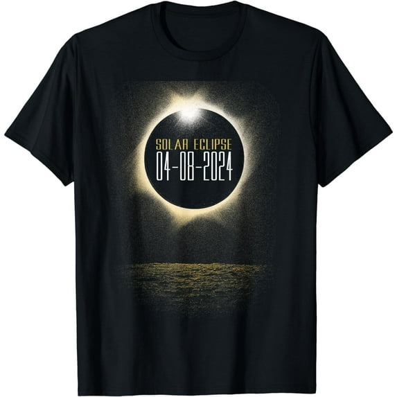 Solar Eclipse 2024 Total April 8th USA America Event T-Shirt