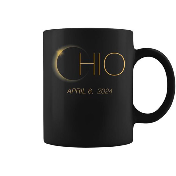 Solar Eclipse 2024 Total Solar Eclipse State Ohio Coffee Mugs