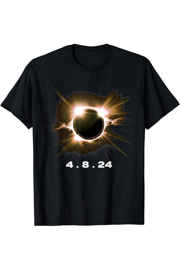 Solar Eclipse 4.8.24 Totality Event 2024 Souvenir Graphic T-Shirt