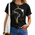 thumbnail image 1 of Solar Eclipse Cat 2024 Totality April 8 T-Shirt – Cute Astronomy and Cat Lover Graphic Tee for Girls, Boys, and Women, Fun Celestial Event Design, Perfect Gift for Space, 1 of 3