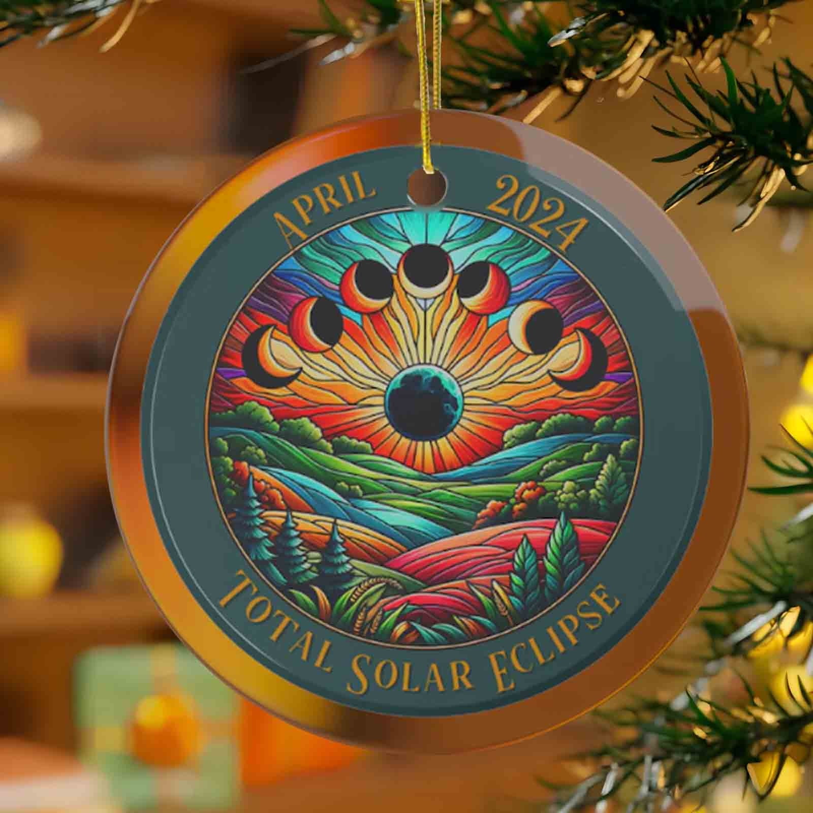 Solar Eclipse Ornament 2025, Total Solar Eclipse Ornament, Solar