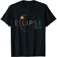Solar Eclipse Shirt 2024 Total Solar Eclipse 4.08.24 TShirtBlack1