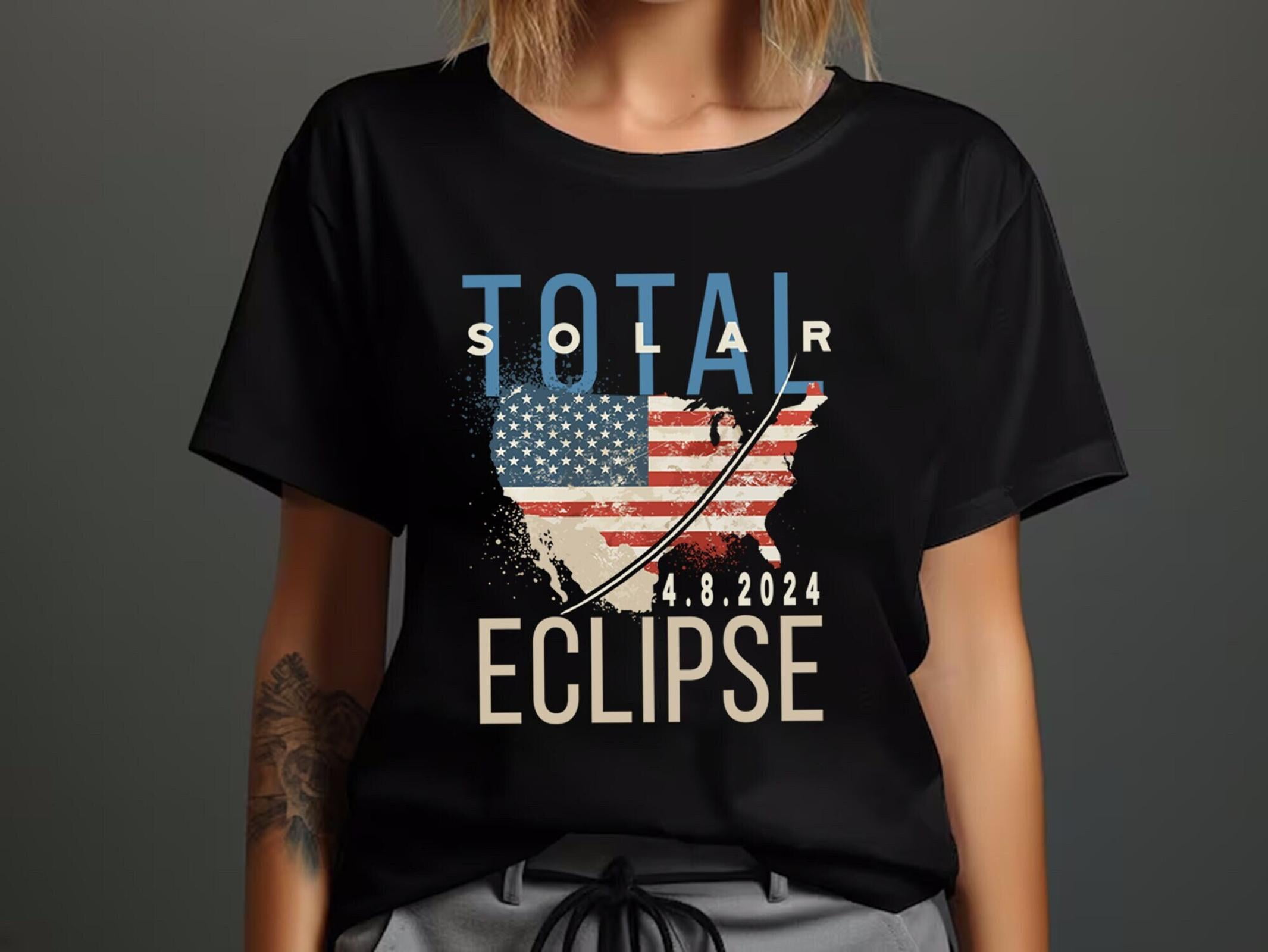 Solar Eclipse Shirt, Lunar Eclipse Tshirt, 2024 America Path of