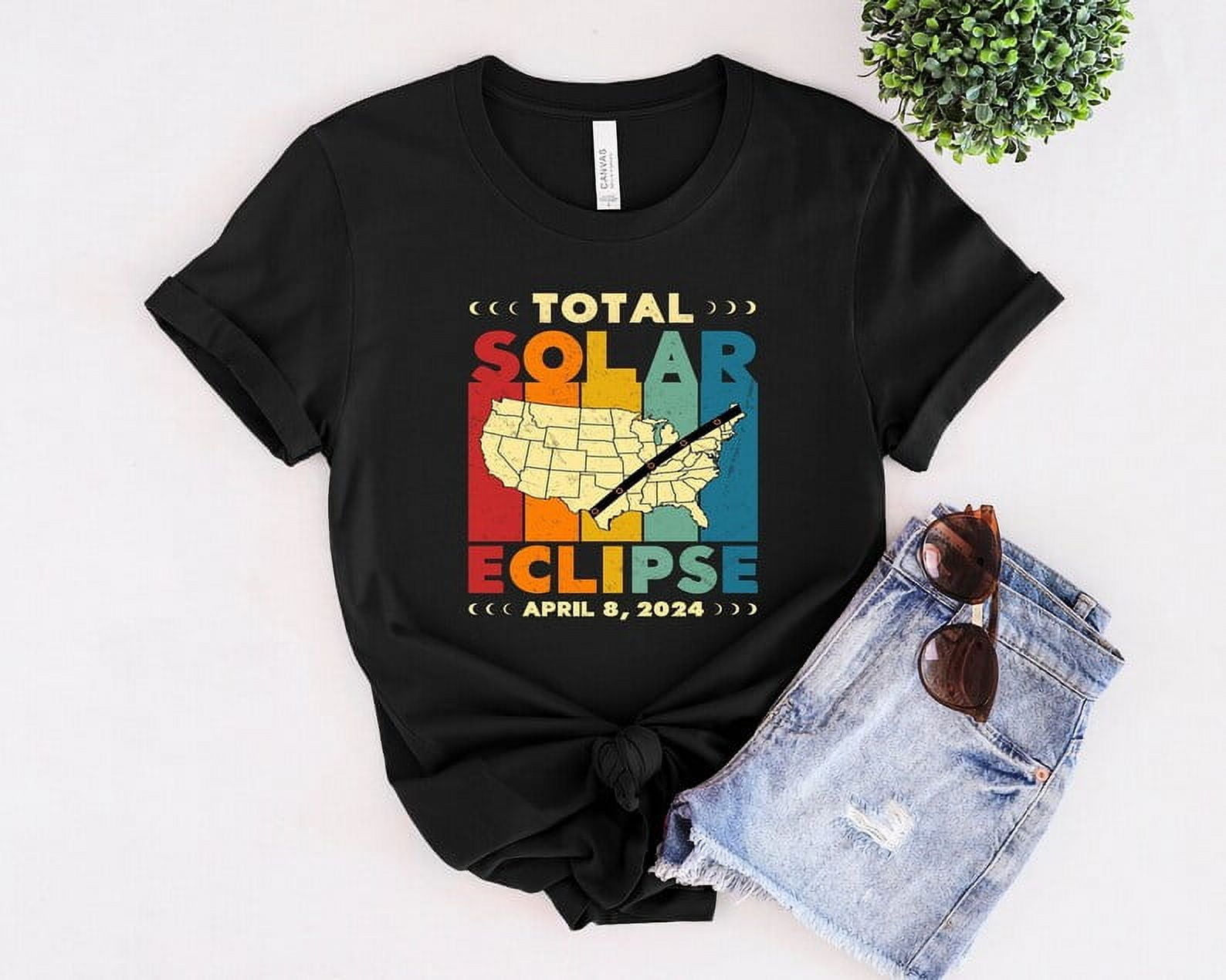 Solar Eclipse Shirt, Lunar Eclipse Tshirt, 2025 America Path of