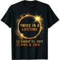 Solar Eclipse Shirt Twice in Lifetime 2024 Solar Eclipse TShirt