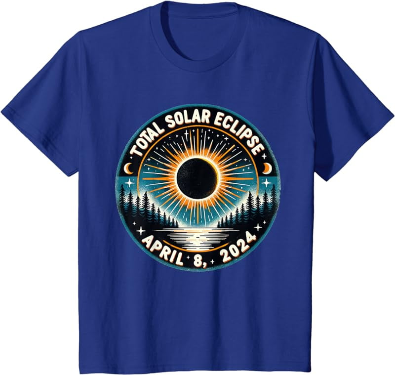 Solar Eclipse T-Shirt Astronomy Vintage 2024 Solar Eclipse T-Shirt ...