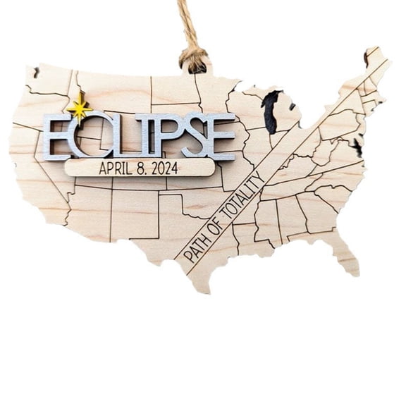 Solar Eclipses Decorations Round Shape Pendants Solar Eclipses Ornament for Car Wall Home Bedroom Office Decoratins