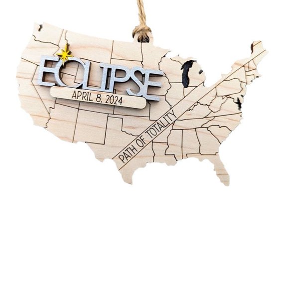Solar Eclipses Ornament Totals Solar Eclipses Party Supply 2024 Solar Eclipses Party Decorations Commemorative Gift
