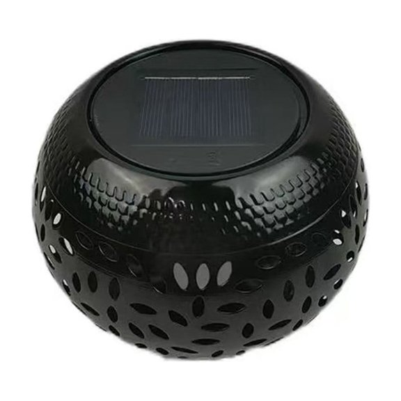 Solar Ellipse Cut Out Round Jar Garden Projection Light Outdoor