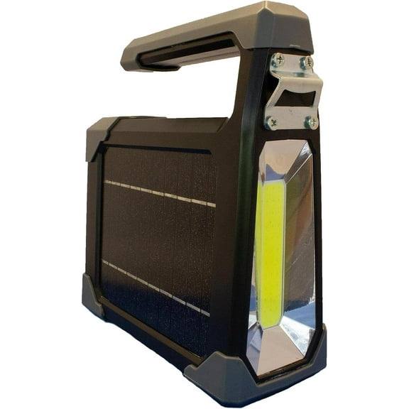 Solar Emergency Flashlight and Camping Lantern with USB Charging Port