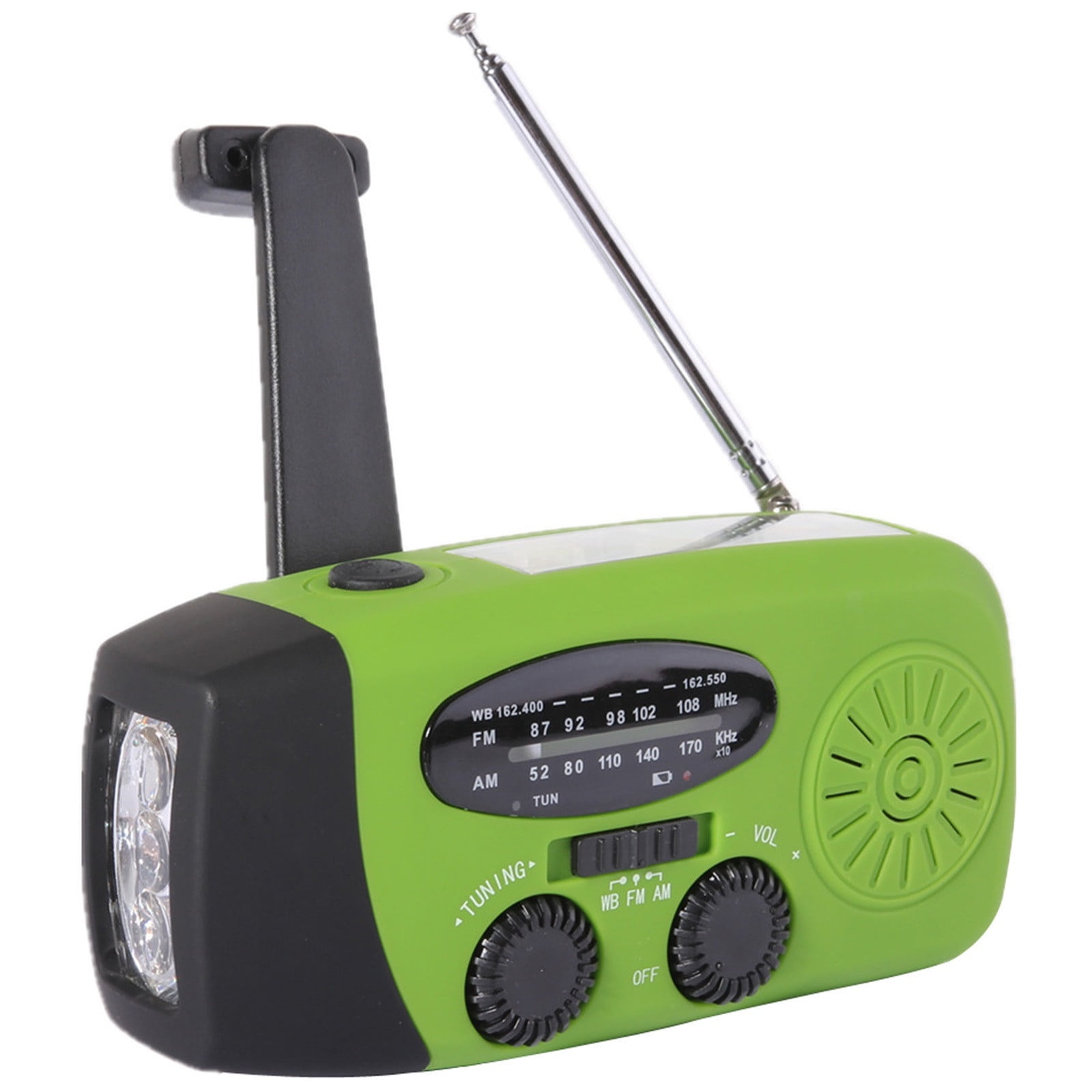 Solar Emergency Hand Crank Weather Radio,Wind Up Fm Radio - View #7