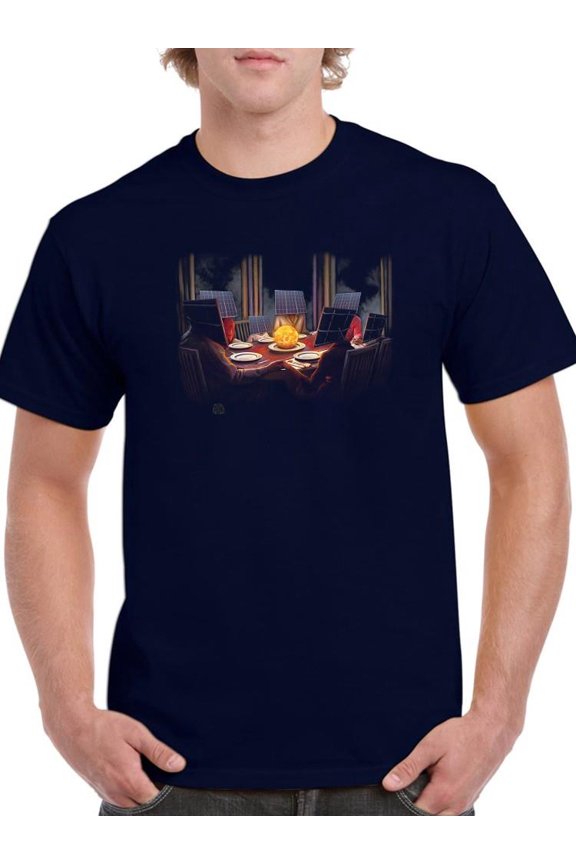 Solar Energy Meal T-Shirt Men -Ali Rastroo Designs, Male XX-Large