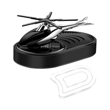 Solar Energy Rotating for Windowsill Balcony Bedroom Black