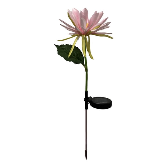 Solar Epiphyllum Lamp, Outdoor Solar Garden Lights, LED Pathway Lights with Stake, Decorative Yard & Courtyard Lighting