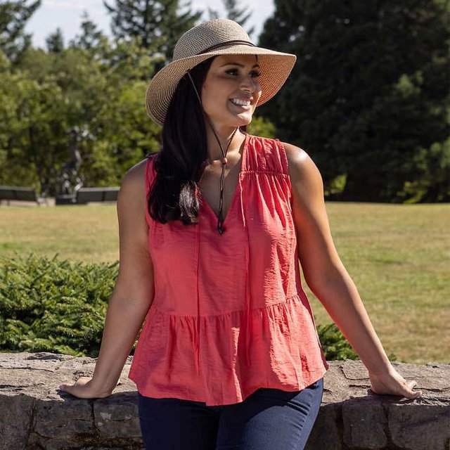 Outdoor Summer Solar Escape Ladies' Sun Hat, UPF 50+ Protection